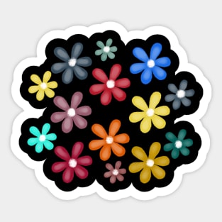 Bright flowers Sticker